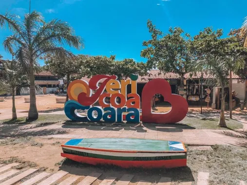 Letreiro em Jericoacoara