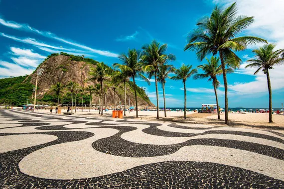 Calçadão da Praia de Copacabana, Rio de Janeiro